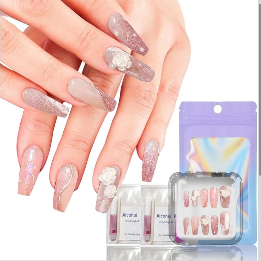 10-Piece Handmade Press On Nails Set -